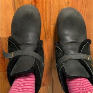 No.6 shearling lined clog boots